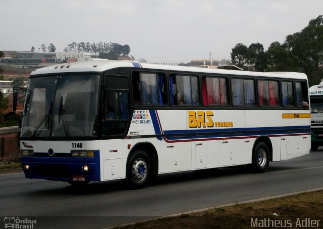 BRS Turismo 1140 na cidade de Belo Horizonte, Minas Gerais, Brasil, por Matheus Adler. Número da foto: #1344096.