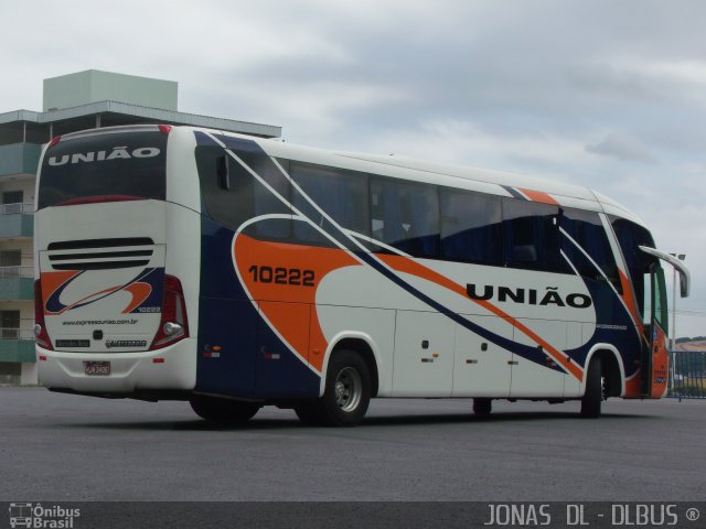 Expresso União 10222 na cidade de Nova Serrana, Minas Gerais, Brasil, por Jonas  de Luca. Número da foto: #1344151.