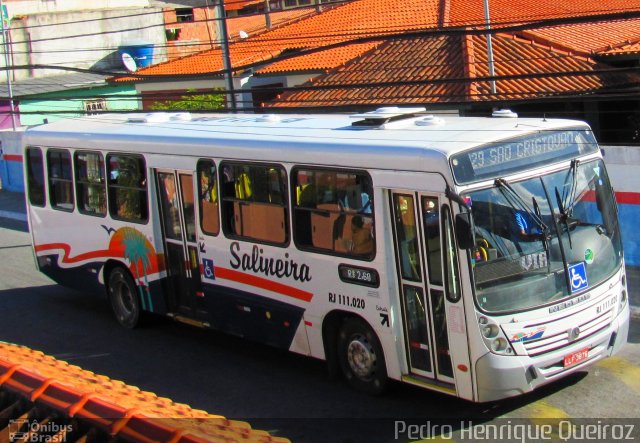 Auto Viação Salineira RJ 111.020 na cidade de Cabo Frio, Rio de Janeiro, Brasil, por Pedro Henrique Queiroz. Número da foto: #1343842.