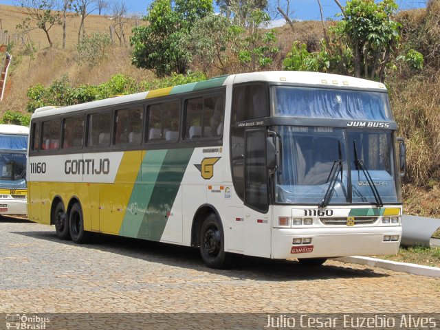 Empresa Gontijo de Transportes 11160 na cidade de João Monlevade, Minas Gerais, Brasil, por Julio Cesar Euzebio Alves. Número da foto: #1345841.