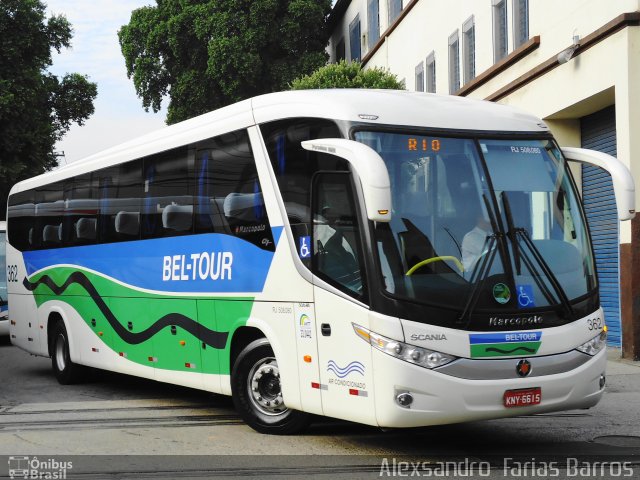 Bel-Tour Transportes e Turismo 362 na cidade de Rio de Janeiro, Rio de Janeiro, Brasil, por Alexsandro  Farias Barros. Número da foto: #1347454.