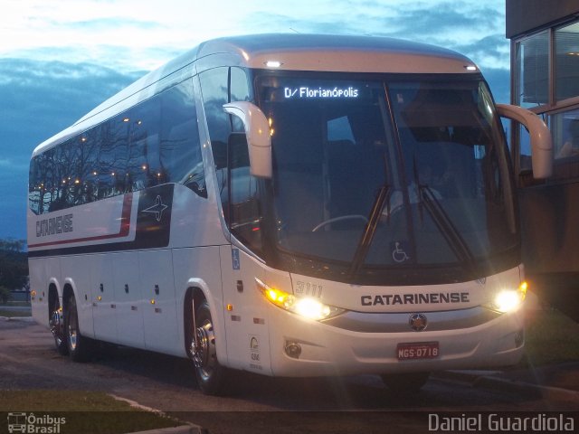 Auto Viação Catarinense 3111 na cidade de Florianópolis, Santa Catarina, Brasil, por Daniel Guardiola. Número da foto: #1346864.