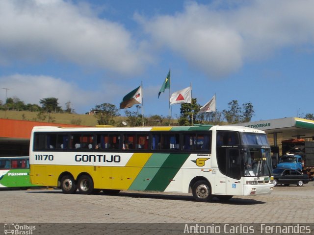 Empresa Gontijo de Transportes 11170 na cidade de João Monlevade, Minas Gerais, Brasil, por Antonio Carlos Fernandes. Número da foto: #1345906.