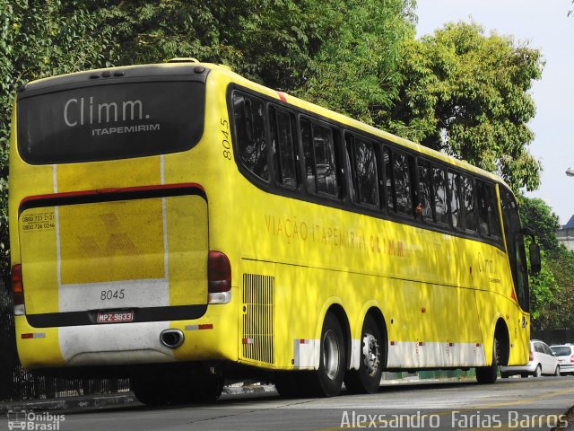 Viação Itapemirim 8045 na cidade de São Paulo, São Paulo, Brasil, por Alexsandro  Farias Barros. ID da foto: 1345719.