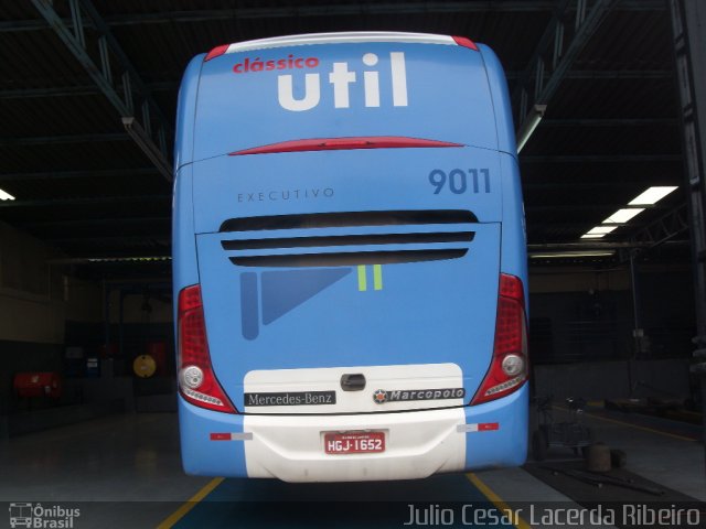 UTIL - União Transporte Interestadual de Luxo 9011 na cidade de Belo Horizonte, Minas Gerais, Brasil, por Julio Cesar Lacerda Ribeiro. Número da foto: #1346416.