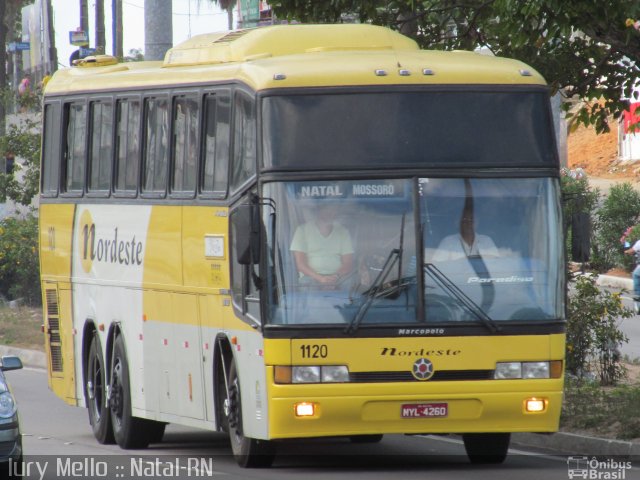 Viação Nordeste 1120 na cidade de Natal, Rio Grande do Norte, Brasil, por Iury  Mello. ID da foto: 1347339.