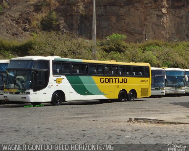 Empresa Gontijo de Transportes 11060 na cidade de Belo Horizonte, Minas Gerais, Brasil, por Wagner Gontijo Várzea da Palma-mg. Número da foto: #1348682.