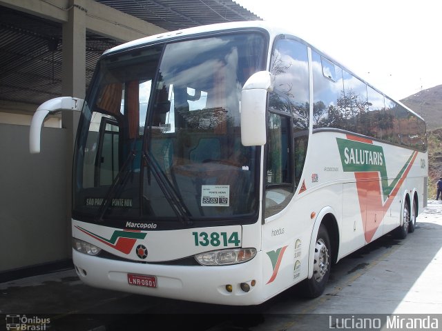 Viação Salutaris e Turismo 13814 na cidade de Ponte Nova, Minas Gerais, Brasil, por Luciano Miranda. Número da foto: #1349538.