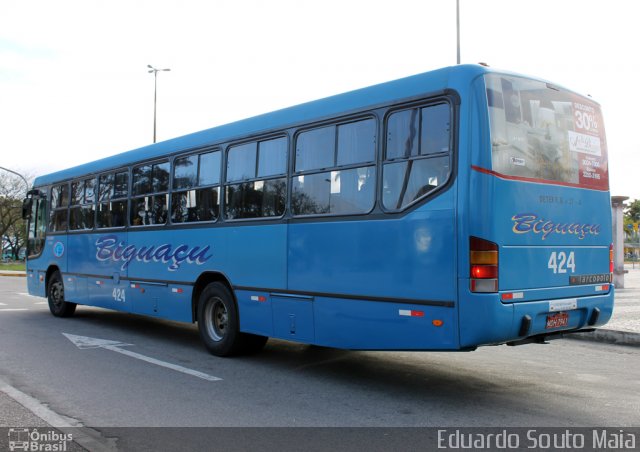 Biguaçu Transportes Coletivos Administração e Participação 424 na cidade de Florianópolis, Santa Catarina, Brasil, por Eduardo Souto Maia. Número da foto: #1348909.
