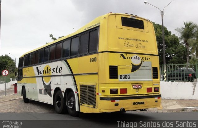 Viação Nordeste 0900 na cidade de Fortaleza, Ceará, Brasil, por Thiago Santos. ID da foto: 1348422.