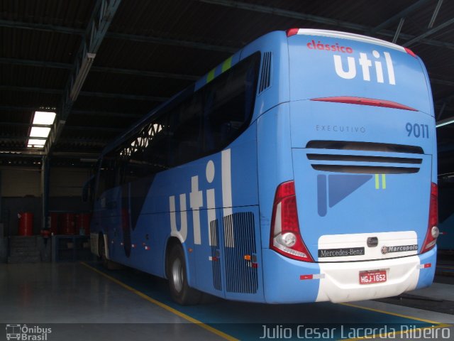 UTIL - União Transporte Interestadual de Luxo 9011 na cidade de Belo Horizonte, Minas Gerais, Brasil, por Julio Cesar Lacerda Ribeiro. Número da foto: #1348614.