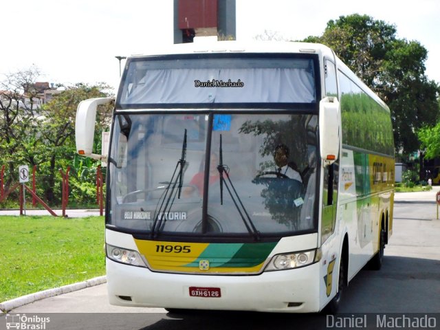 Empresa Gontijo de Transportes 11995 na cidade de Vitória, Espírito Santo, Brasil, por Daniel  Machado. ID da foto: 1348089.