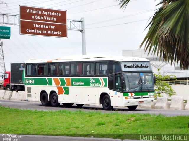 Cia. São Geraldo de Viação 6361 na cidade de Vitória, Espírito Santo, Brasil, por Daniel  Machado. Número da foto: #1348083.