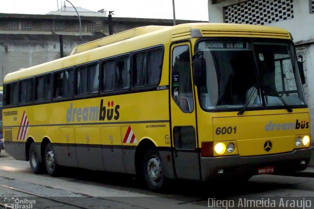 Viação Itapemirim 6001 na cidade de Rio de Janeiro, Rio de Janeiro, Brasil, por Diego Almeida Araujo. Número da foto: #1347722.