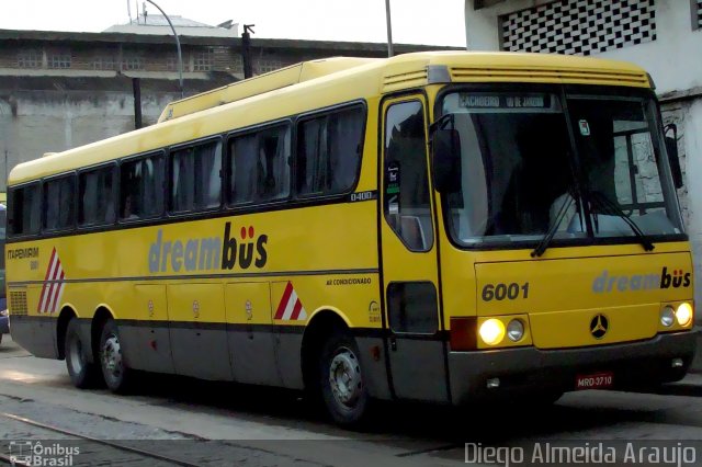 Viação Itapemirim 6001 na cidade de Rio de Janeiro, Rio de Janeiro, Brasil, por Diego Almeida Araujo. ID da foto: 1347722.