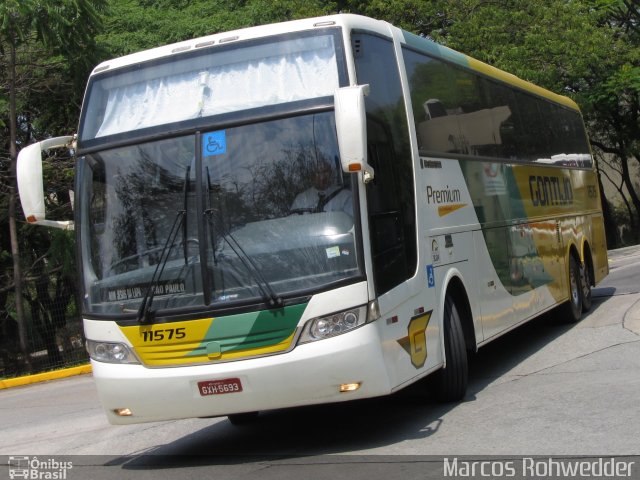 Empresa Gontijo de Transportes 11575 na cidade de São Paulo, São Paulo, Brasil, por Marcos Rohwedder. Número da foto: #1348817.