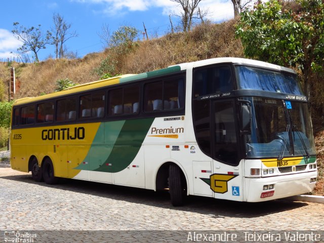 Empresa Gontijo de Transportes 11335 na cidade de João Monlevade, Minas Gerais, Brasil, por Alexandre  Teixeira Valente. Número da foto: #1348891.
