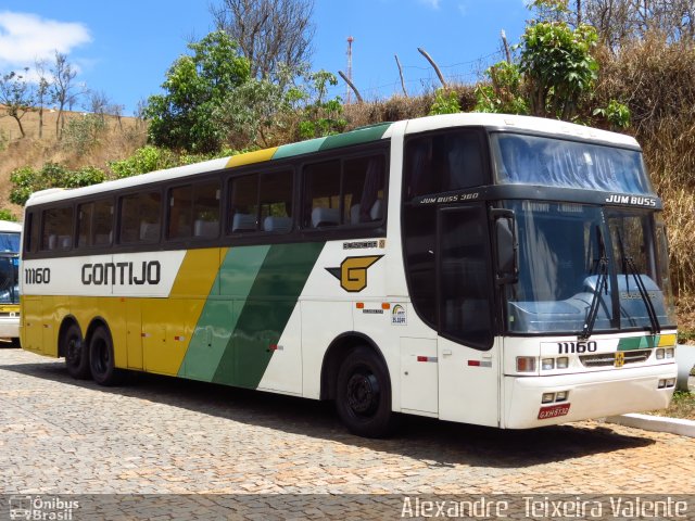 Empresa Gontijo de Transportes 11160 na cidade de João Monlevade, Minas Gerais, Brasil, por Alexandre  Teixeira Valente. Número da foto: #1348879.