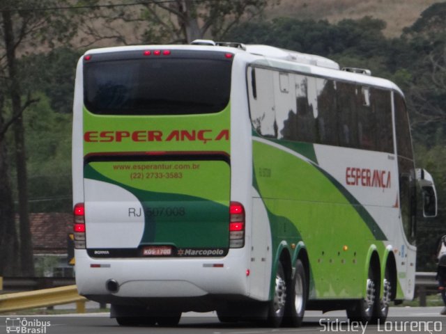 Auto Viação Esperança Campos RJ 507.008 na cidade de Queimados, Rio de Janeiro, Brasil, por Sidcley Lourenço. Número da foto: #1350848.
