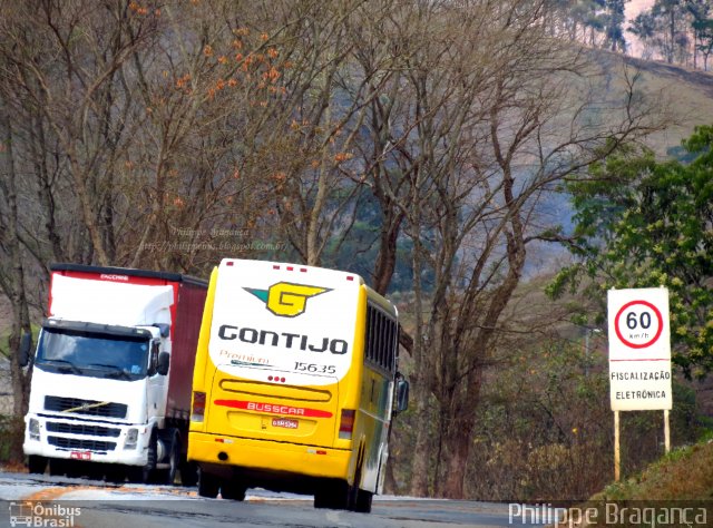 Empresa Gontijo de Transportes 15635 na cidade de João Monlevade, Minas Gerais, Brasil, por Philippe Almeida. ID da foto: 1350982.