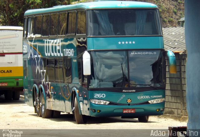 Luccel Transporte e Turismo 260 na cidade de Belo Horizonte, Minas Gerais, Brasil, por Adão Raimundo Marcelino. ID da foto: 1353002.