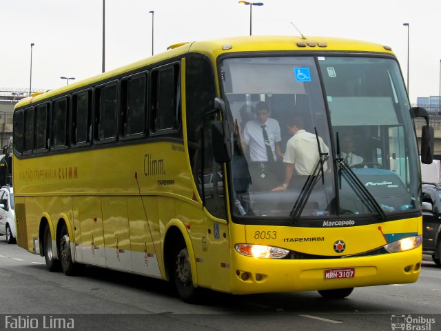 Viação Itapemirim 8053 na cidade de São Paulo, São Paulo, Brasil, por Fabio Lima. ID da foto: 1352605.