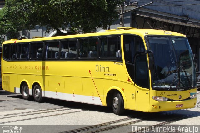 Viação Itapemirim 8121 na cidade de Rio de Janeiro, Rio de Janeiro, Brasil, por Diego Almeida Araujo. Número da foto: #1351972.