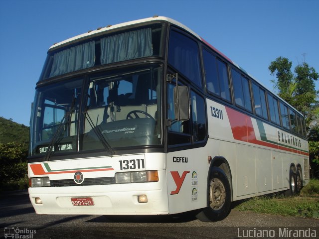 Viação Salutaris e Turismo 13311 na cidade de Ponte Nova, Minas Gerais, Brasil, por Luciano Miranda. Número da foto: #1352190.