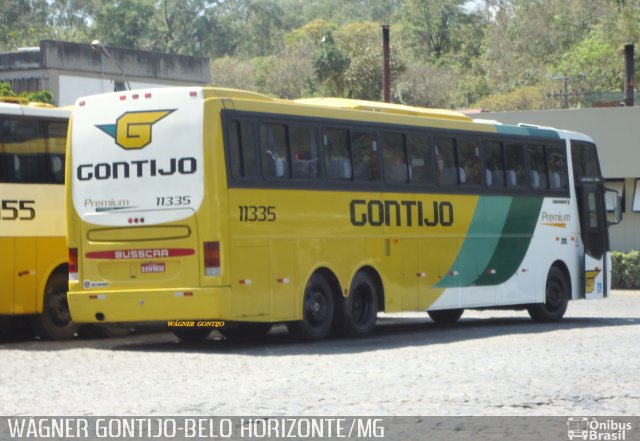 Empresa Gontijo de Transportes 11335 na cidade de Belo Horizonte, Minas Gerais, Brasil, por Wagner Gontijo Várzea da Palma-mg. Número da foto: #1318284.
