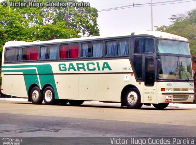 Viação Garcia 6812 na cidade de Maringá, Paraná, Brasil, por Victor Hugo Guedes Pereira. ID da foto: 1317979.