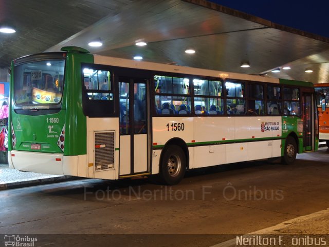 Viação Santa Brígida 1 1560 na cidade de São Paulo, São Paulo, Brasil, por Nerilton F.  ônibus. Número da foto: #1318891.