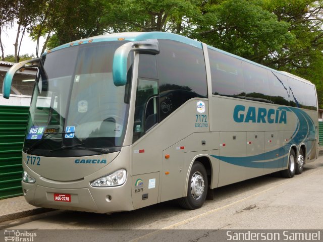 Viação Garcia 7172 na cidade de Curitiba, Paraná, Brasil, por Sanderson Samuel. ID da foto: 1355008.