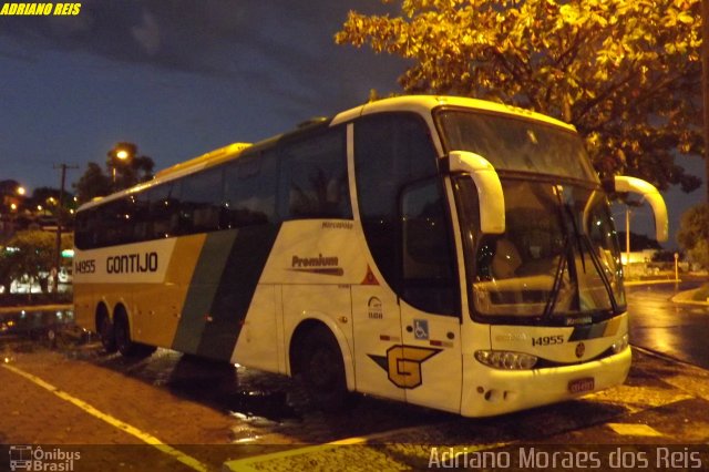 Empresa Gontijo de Transportes 14955 na cidade de Bauru, São Paulo, Brasil, por Adriano Moraes dos Reis. Número da foto: #1353849.