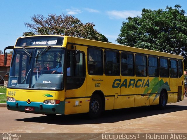 Viação Garcia 6557 na cidade de Maringá, Paraná, Brasil, por Robson Alves. Número da foto: #1355034.