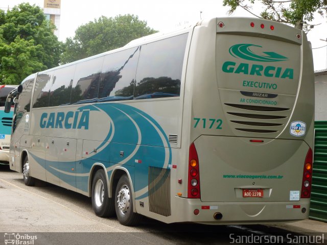 Viação Garcia 7172 na cidade de Curitiba, Paraná, Brasil, por Sanderson Samuel. ID da foto: 1354968.