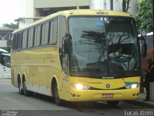 Viação Itapemirim 8015 na cidade de Rio de Janeiro, Rio de Janeiro, Brasil, por Lucas Alvim. ID da foto: 1353341.