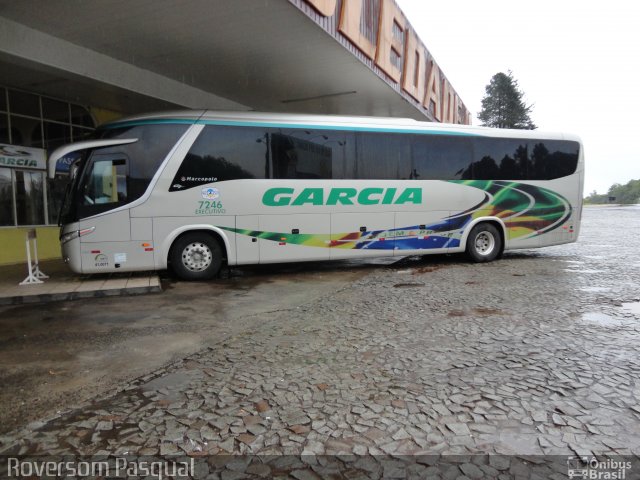 Viação Garcia 7246 na cidade de Imbaú, Paraná, Brasil, por Robson Pasqual. ID da foto: 1353737.