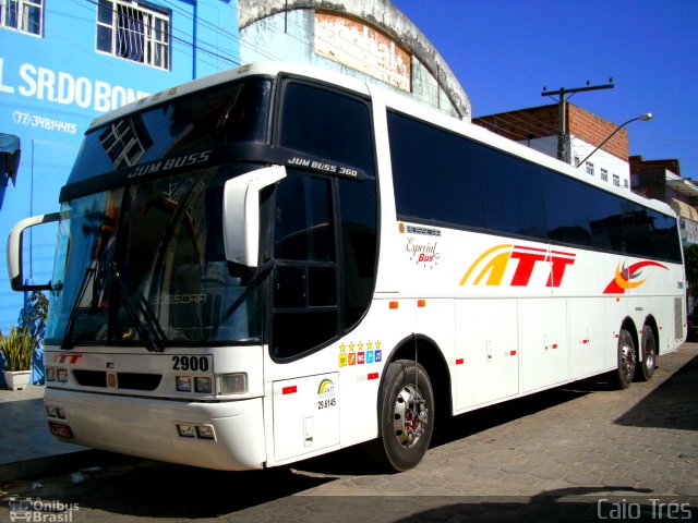 ATT - Atlântico Transportes e Turismo 2900 na cidade de Bom Jesus da Lapa, Bahia, Brasil, por Caio Trés. ID da foto: 1354676.