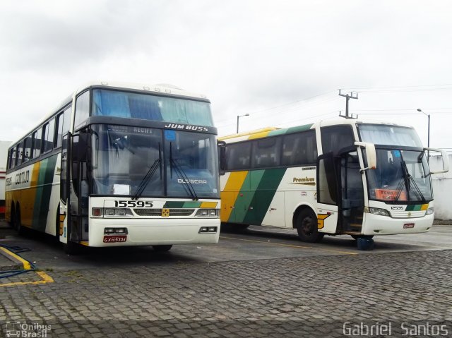 Empresa Gontijo de Transportes 15595 na cidade de Feira de Santana, Bahia, Brasil, por Gabriel  Santos-ba. Número da foto: #1357234.