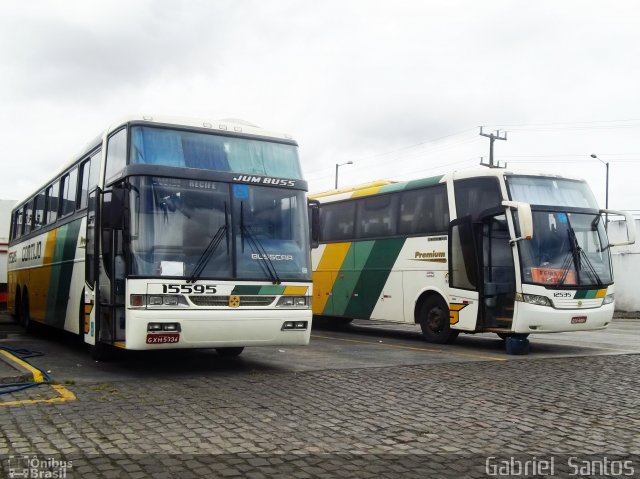 Empresa Gontijo de Transportes 15595 na cidade de Feira de Santana, Bahia, Brasil, por Gabriel  Santos-ba. ID da foto: 1357234.