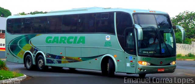 Viação Garcia 6529 na cidade de Bauru, São Paulo, Brasil, por Emanuel Corrêa Lopes. Número da foto: #1356989.