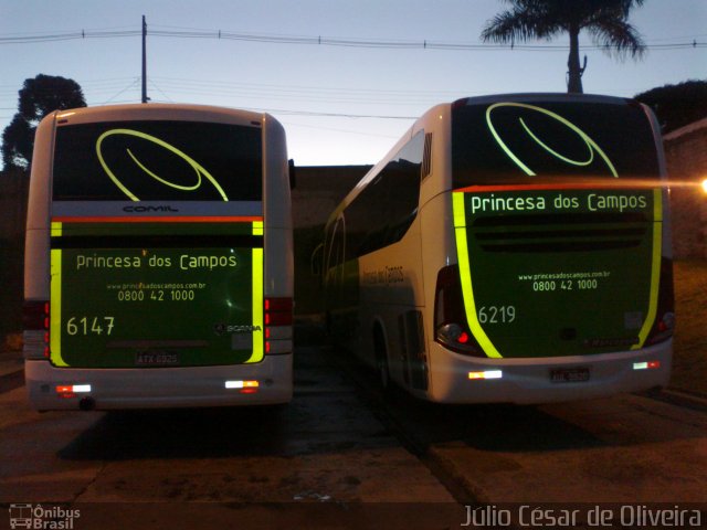 Expresso Princesa dos Campos 6219 na cidade de Telêmaco Borba, Paraná, Brasil, por Júlio César de Oliveira. Número da foto: #1357095.
