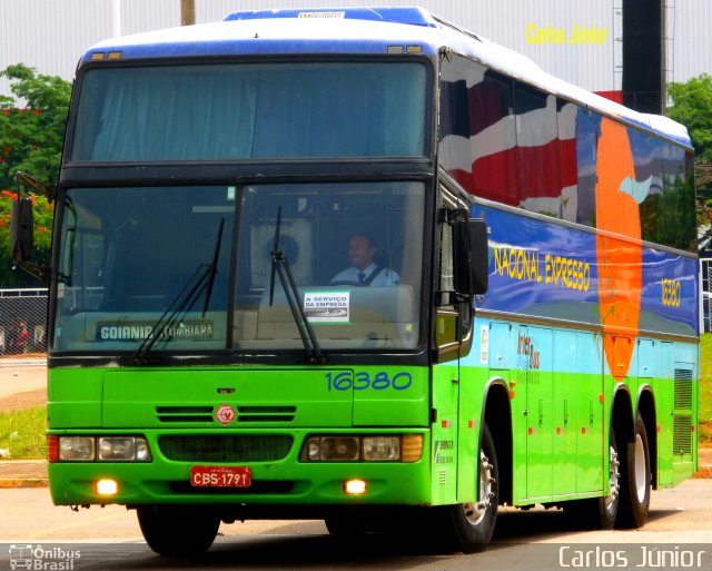Nacional Expresso 16380 na cidade de Goiânia, Goiás, Brasil, por Carlos Júnior. Número da foto: #1356625.