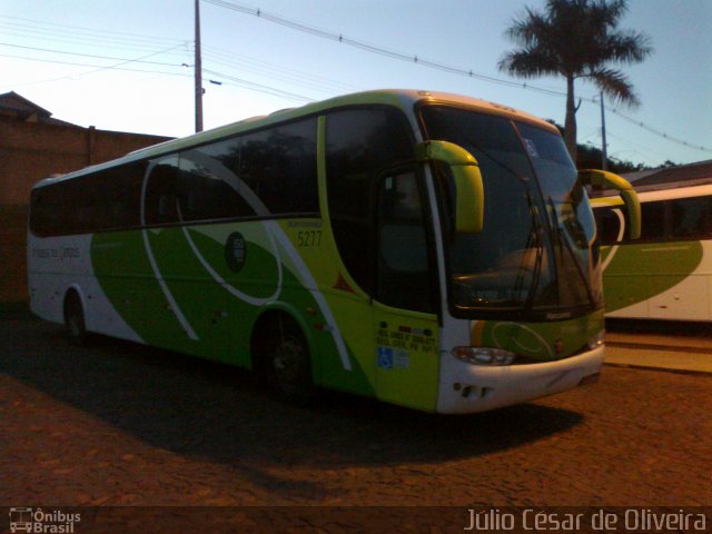 Expresso Princesa dos Campos 5277 na cidade de Telêmaco Borba, Paraná, Brasil, por Júlio César de Oliveira. ID da foto: 1357098.