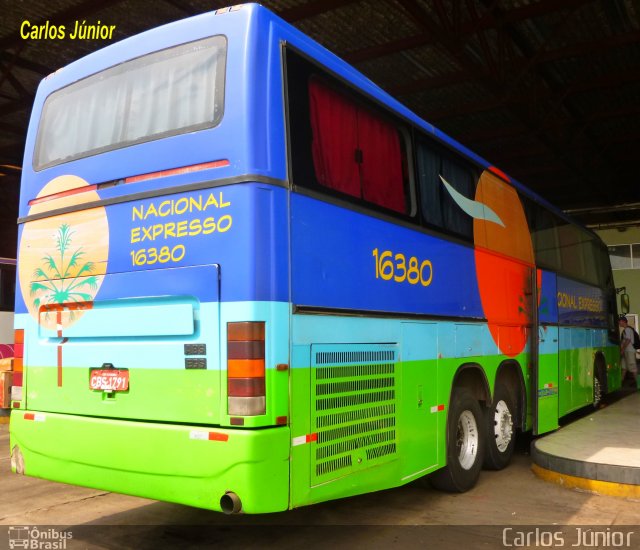 Nacional Expresso 16380 na cidade de Goiânia, Goiás, Brasil, por Carlos Júnior. Número da foto: #1356628.
