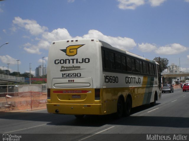 Empresa Gontijo de Transportes 15690 na cidade de Belo Horizonte, Minas Gerais, Brasil, por Matheus Adler. ID da foto: 1358949.