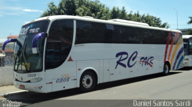 RC Tur Transportes e Turismo 0308 na cidade de Aparecida, São Paulo, Brasil, por Daniel Santos Sardi. Número da foto: #1357599.