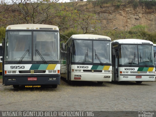 Empresa Gontijo de Transportes 9950 na cidade de Belo Horizonte, Minas Gerais, Brasil, por Wagner Gontijo Várzea da Palma-mg. Número da foto: #1358934.