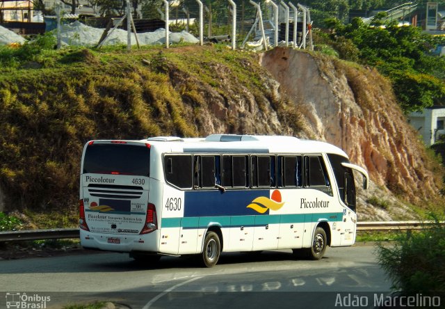 Piccolotur Transportes Turísticos 4630 na cidade de Belo Horizonte, Minas Gerais, Brasil, por Adão Raimundo Marcelino. Número da foto: #1359210.