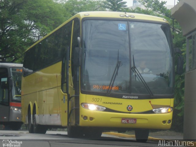 Viação Itapemirim 5021 na cidade de São Paulo, São Paulo, Brasil, por Allan Nunes. Número da foto: #1357597.